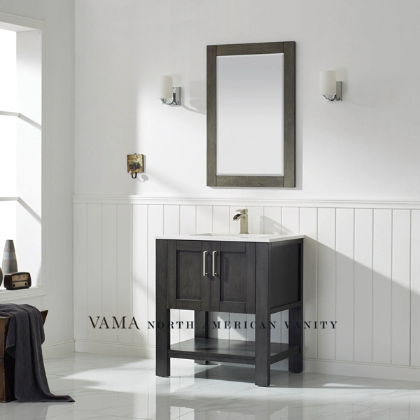 Vama 30 Inch Renovation Design Black Bath Furniture Bathroom Vanity Units 784030