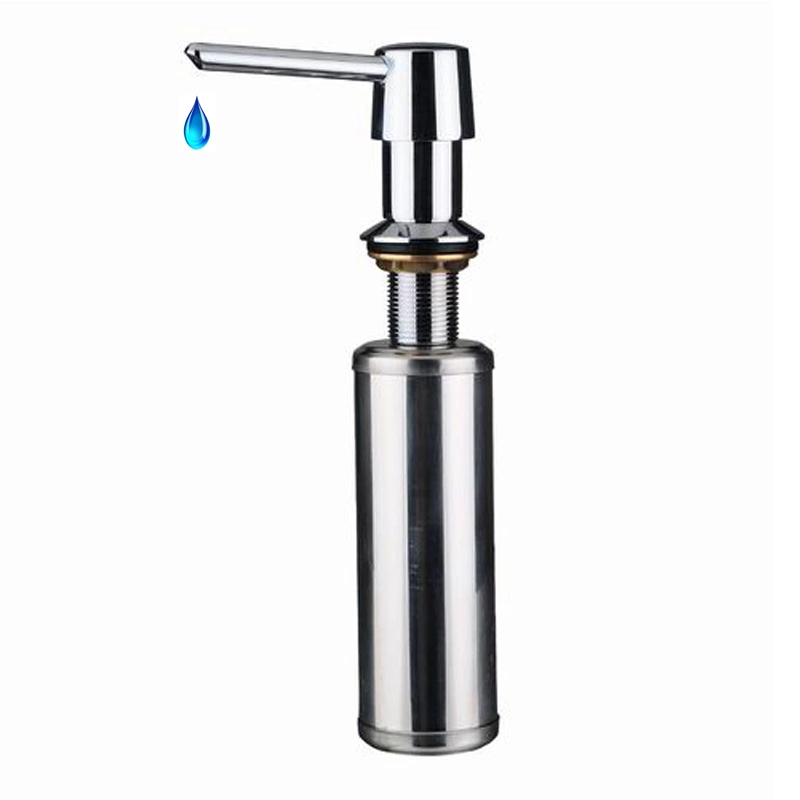 Brass Dish Kitchen Sink Soap Dispenser Foam Shower Shampoo Hand Liquid Soap Dispenser