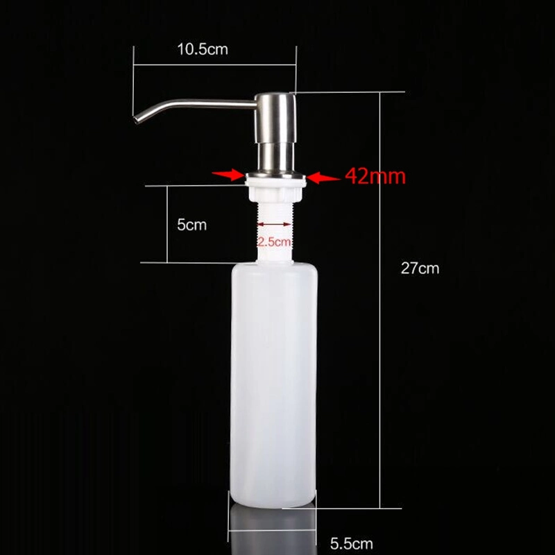 Modern Design Kitchen Sink Stainless Steel 300ml Soap Dispenser