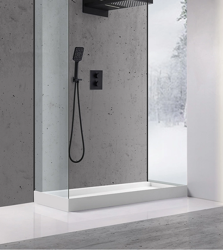 Wholesale Hotel Bathroom Stone Solid Surface Shower Base