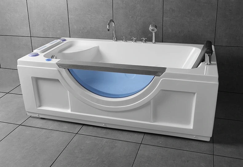 Jet Whirlpool Bathroom Bathtub with TV Luxury Massage Tubs Hotel Baths/Freestanding SPA Acrylic Bath