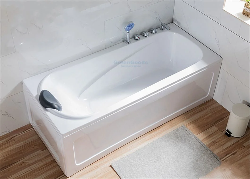 CE Best Price Bathroom Color Light Tubs Massage Jet Whirlpool Bathtub