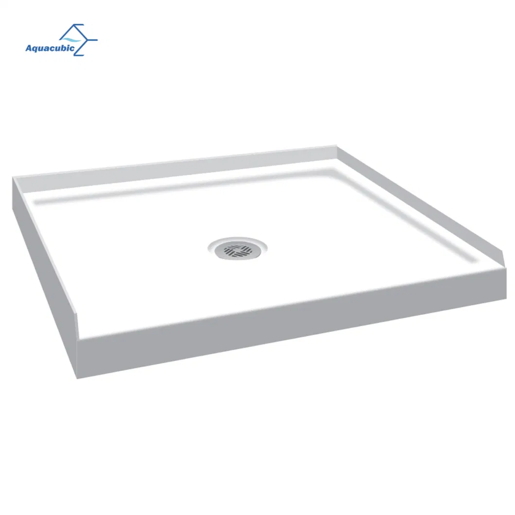 Factory Square ABS Resin Shower Tray Shower Base Pan Floor Fiberglass Shower Tray