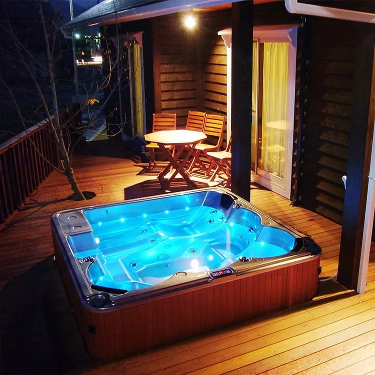 SPA Hot Tub Pool &amp; Accessories Controller Freestanding Hydrotherapy Jets Swimming Pool Outdoor SPA Hot Tub