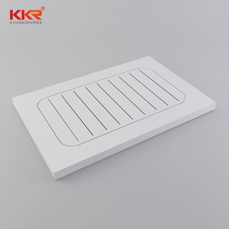 Kkr Artificial Stone Bathroom Ware Solid Surface Sanitary Ware Shower Tray 5.26
