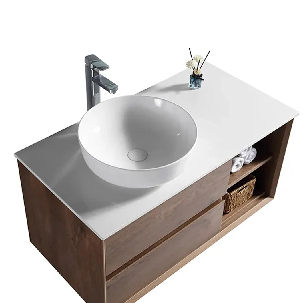 Stainless Steel Bathroom Vanities Cabinet Bathroom Wash Basin Cabinets with Mirror