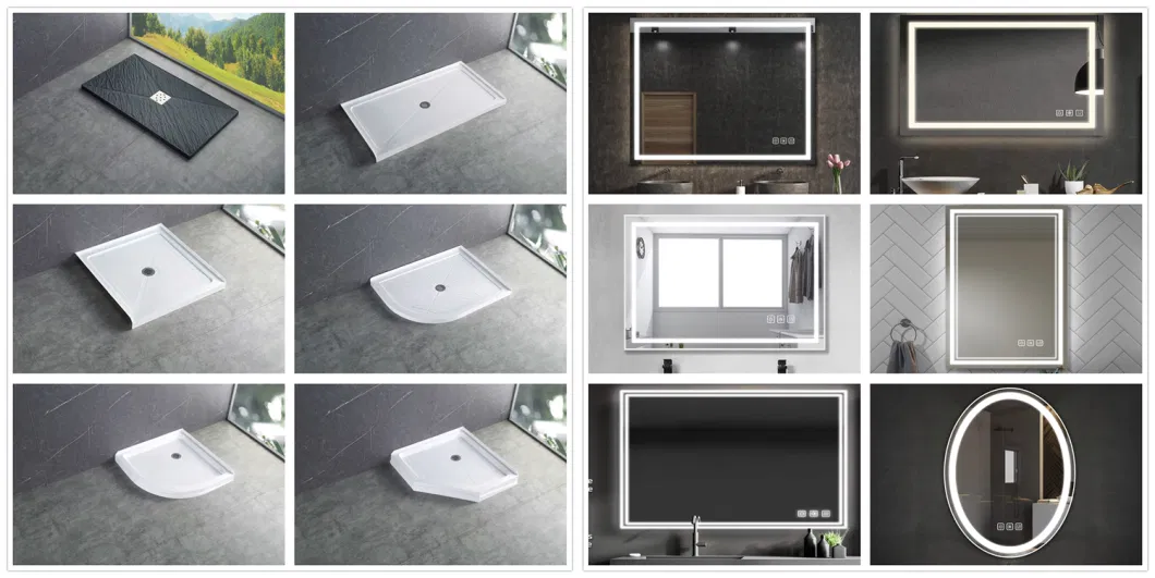 Vanity Cabinet White Acrylic Basin Laundry Sink for Bathroom and Kitchen