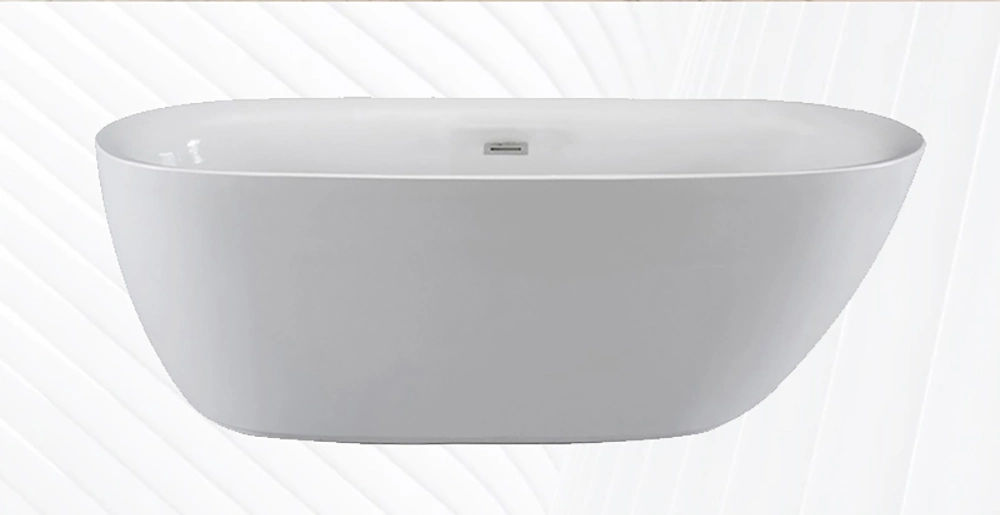 Strong Constant Temperature Performance European Bath Jacuzzi Arc Stand Independent Bathtub