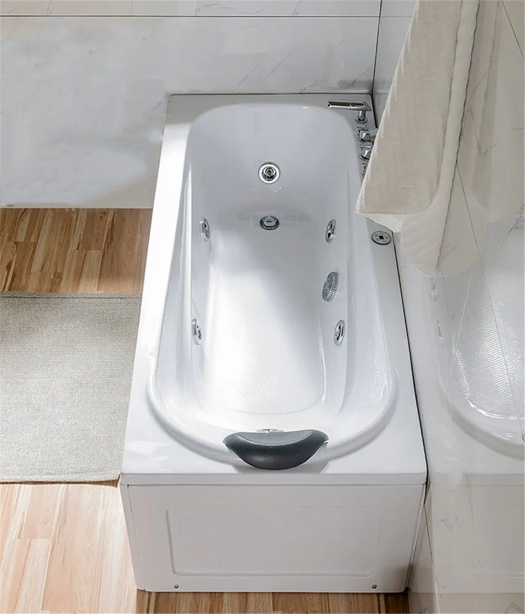 CE Best Price Bathroom Color Light Tubs Massage Jet Whirlpool Bathtub