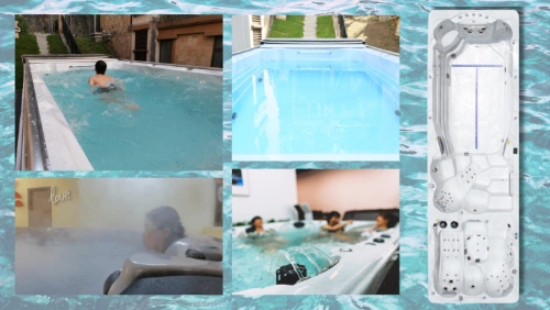 Sparelax Bathroom Hot Tub Swim SPA Outdoor Garden SPA Swimming Pool