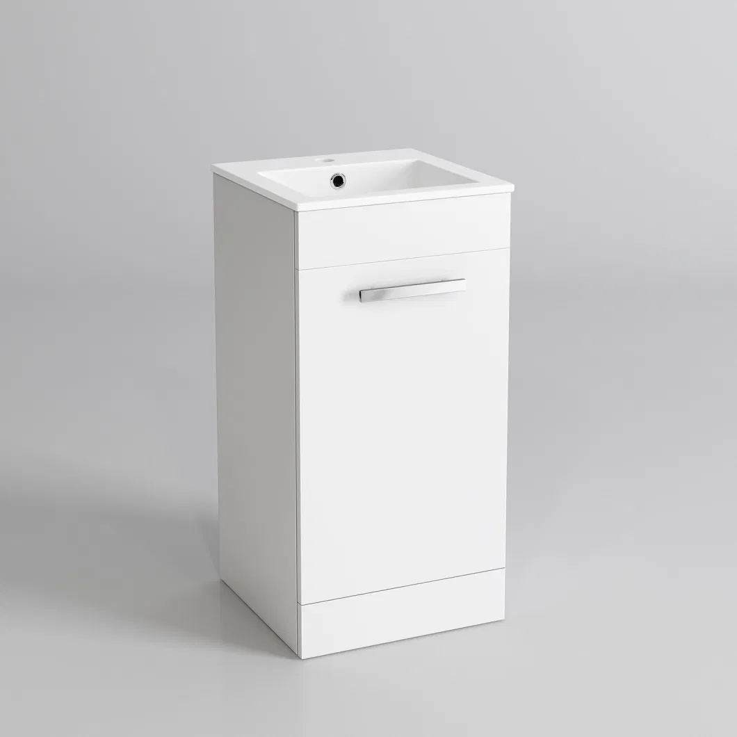Vanities Home Free Standing MDF White Melamine Bathroom Furniture Door Cabinet