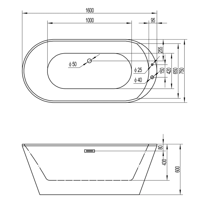 Oval Whirlpool SPA Freestanding Acrylic Bath Tub with CE Cupc Bathroom Bathtub Massage SPA Jacuzzi Tub for Sanitary Ware