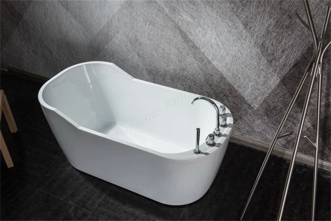 Modern Simple Household Large Independent Acrylic Freestanding Bathtub