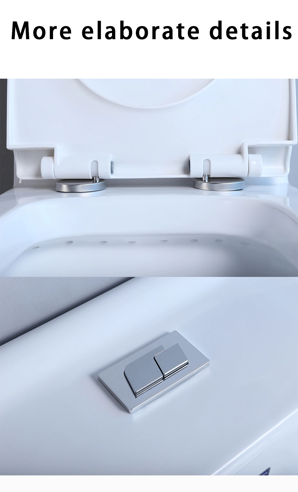 Self-Clean Nano Water Closet One-Piece Sanitary Ware Wc Siphonic Bathroom Toilet