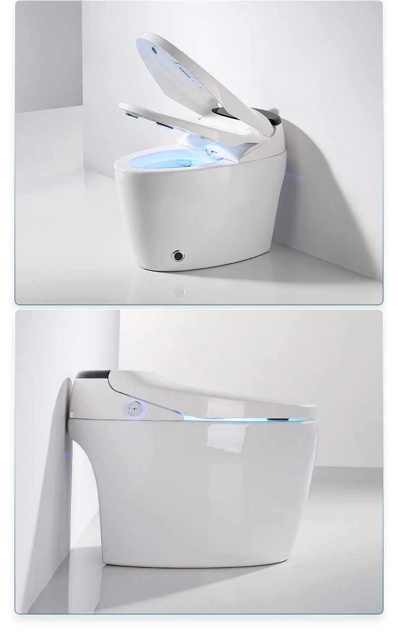 Guangdong Smart Toilet Cover with Remote Control Smart Toilet Floor-Mounted Hotel Bathroom Smart Self-Cleaning Toilet