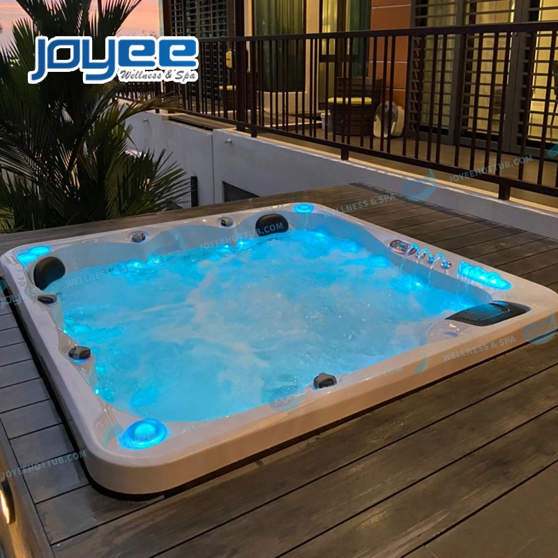 Joyee Sexy Massage SPA Outdoor Acrylic 6 Persons Hot Tub