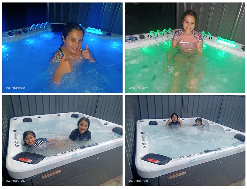Joyee 5 Persons Balboa Massage SPA Outdoor Whirlpool Bathtub Hot Tub SPA Jacuzzi