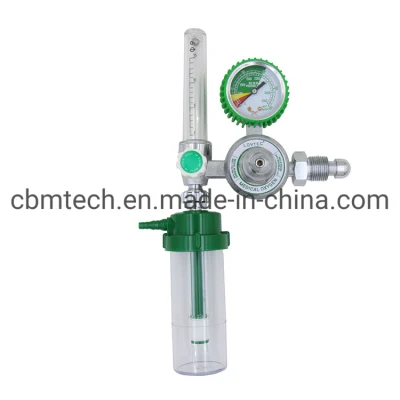 RoHS Certificate Medical Oxygen Cylinder Regulator with Flow Meter
