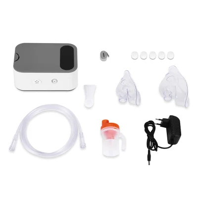 Fitconn New Arrivals Asthma Nebulizers Digital Timing Mini Portable DC Compressor Nebulizer