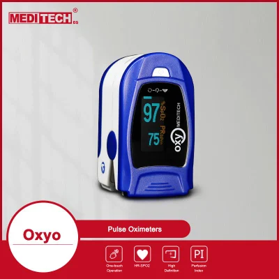 Color Screen Pulse Oximeter High Accuracy and Repetition with Alarm