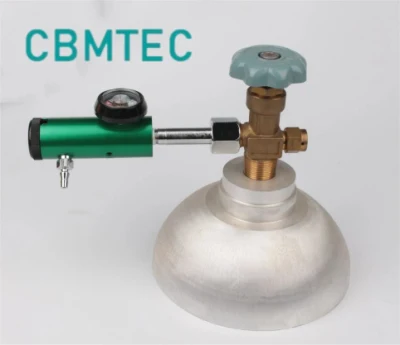 Pin Index Brass Oxygen Regulator (With Check Valve)