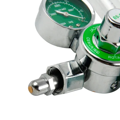 Medical Oxygen Regulator with Humidifier Bottle Oxygen Pressure Regulator