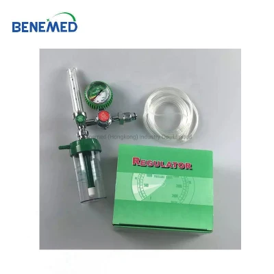 Medical Oxygen Cylinder Regulator with Flow-Meter and Humidifier
