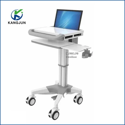 UPS Power Display Guaid Column Laptop Integrated Medical Trolley with Storage Box