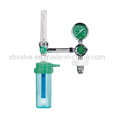 China Aluminium Hospital Medical Oxygen Regulator with Humidifier Wholesale Manufacturer