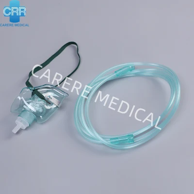 Medical Products Disposable Medical Supplies with PVC Tubing Oxygen Mask for ICU Single Use