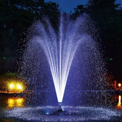 Custom Colorful Outdoor Modern Programmed Large Water Dancing Floating Garden Fountain