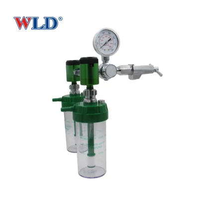 Cga 540 Humidifier Wall Type Flowmeter Oxygen Regulator with Parts Nut Tank