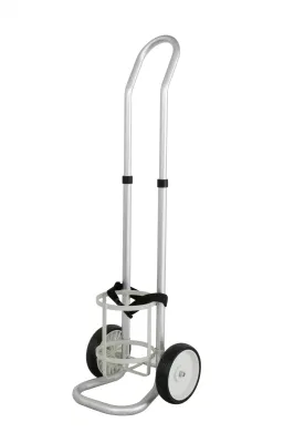 Atct Portable Folding Aluminum Alloy Hospital Trolley for Oxygen Cylinder
