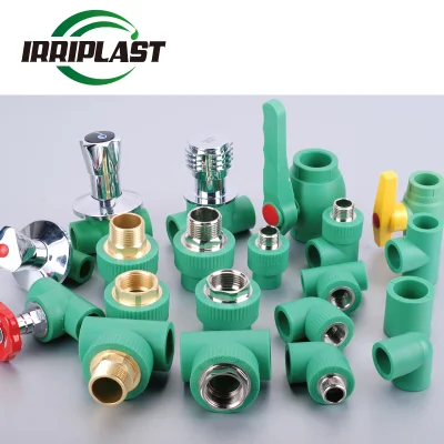 Angle Type Fixed Ball Control Valve PPR Fittings with Low Price