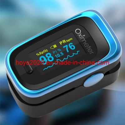Portable Small Home SpO2 Pulse Oximeter LED Screen Medical Equipment Finger Pulse Oximeter China Factor Fingertip Pulse Sensor Oximeter OLED TFT LED Blood