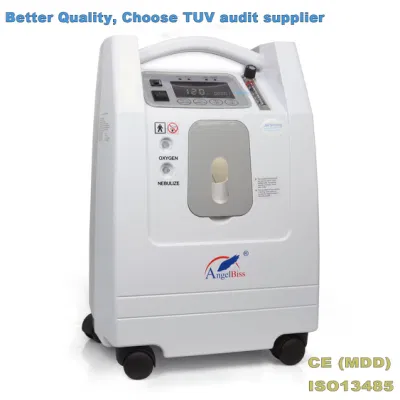 Medical 5 Liter Oxygen Concentrator with 93% High Purity, Low Purity Alarm, Nebulizer