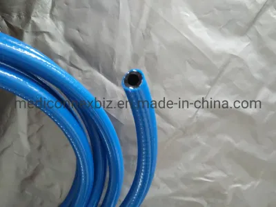 1/4&quot; 5/16&quot; Blue Color Medical Hose for Oxygen, Air, Helium, Nitrogen Oxide