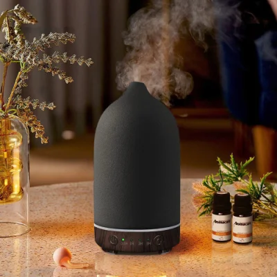 Ceramic Essential Oil Diffuser Indoor Electric Ultrasonic Air Humidifier Home Aromatherapy Machine