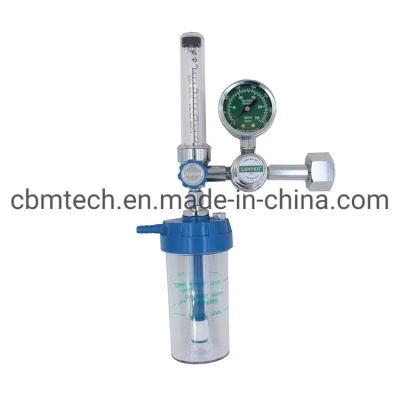 RoHS Certificate Medical Oxygen Cylinder Regulator with Flow Meter