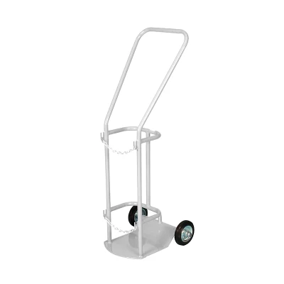 Steel Medical Hospita Trolley Cart Oxygen Bottle Cart Gas C Size Oxygen Cylinder Trolley