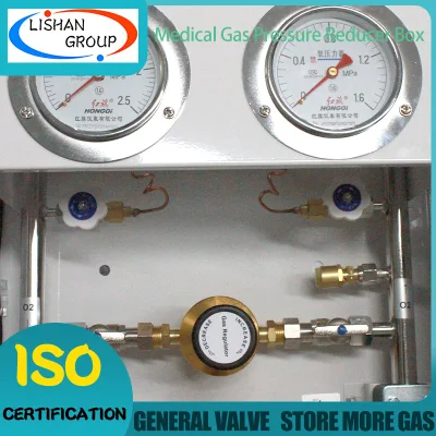 Professional Medical Gas Pressure Reducer Box with Regulator Integration