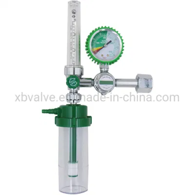China Aluminium Hospital Medical Oxygen Regulator with Humidifier Wholesale Manufacturer