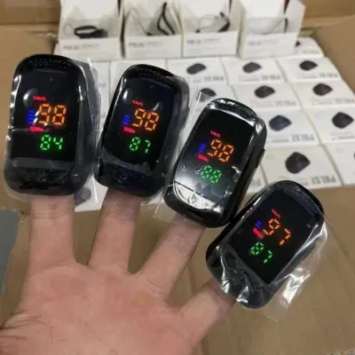 FDA CE ISO Clear LED Wholesale High Quality Medical Fingertip Finger Pulse Digital Oxymeter Oximeter for Patient SpO2 Sensor O2 Oxygen Saturation Monitor
