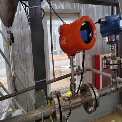 High Precision Hot Gas Mass Flowmeter Insert Type Compressed Air, Oxygen, Nitrogen, Natural Gas, Manufacturers