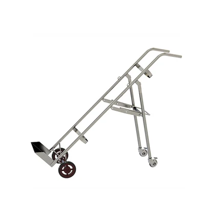 Hospital Equipments Nursing Mobile Stainless Steel Push Medical Oxygen Bottle Cart Gas Cylinders Trolley