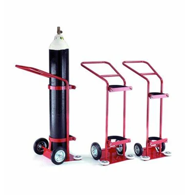 Hospital Medical Furniture Factory Custom Stainless Steel D Type Size 10 Litre Oxygen Cylinder Trolley