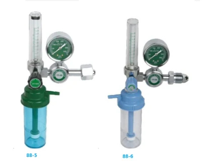 Hospital Medical Oxygen Gas Flow Meter Buoy Type Oxygen Inhaler