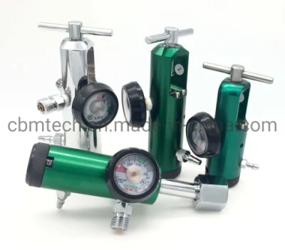 Victor-Type Click Style Oxygen Regulator, Pin Index Connection
