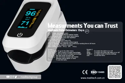 Fingertip Pulse Oximeter with Perfusion Index Measurement