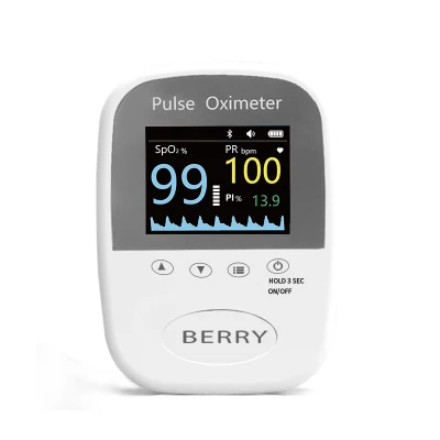Berry Bm1000A Bluetooth Portable Handheld Fingertip Pulse Oximeter for Neonate/Child/Adult Sensor